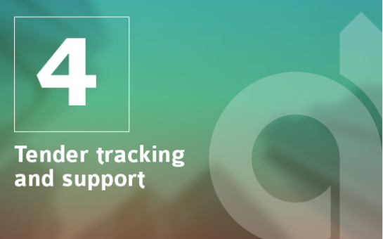 4. Tender tracking and support